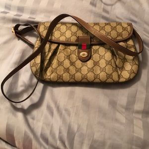 Authentic vintage Gucci cross body bag